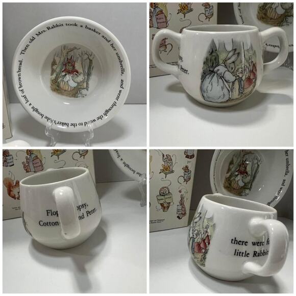 Wedgewood peter rabbit 2 piece - Picture 2 of 3